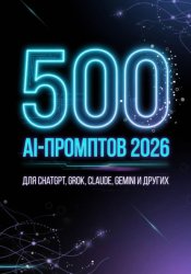 Скачать 500 лучших AI-промптов 2026. Для ChatGPT, Grok, Claude, Gemini и других моделей бесплатно