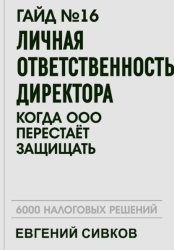 Скачать Гайд №16: Личная ответственность директора: когда ООО перестаёт защищать бесплатно